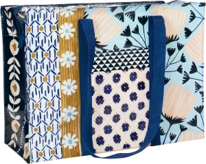 Blue Q Shoulder Totes: The Carry Everywhere Bag With a Hefty Zipper, Exterior Pocket, Reinforced Floor. 95% Recycled Material