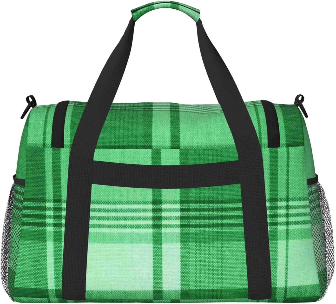Blue White Thin Line Travel Duffel Bag Large Foldable Waterproof Overnight Bag For Beach Swim Bags Pool Sports Gym