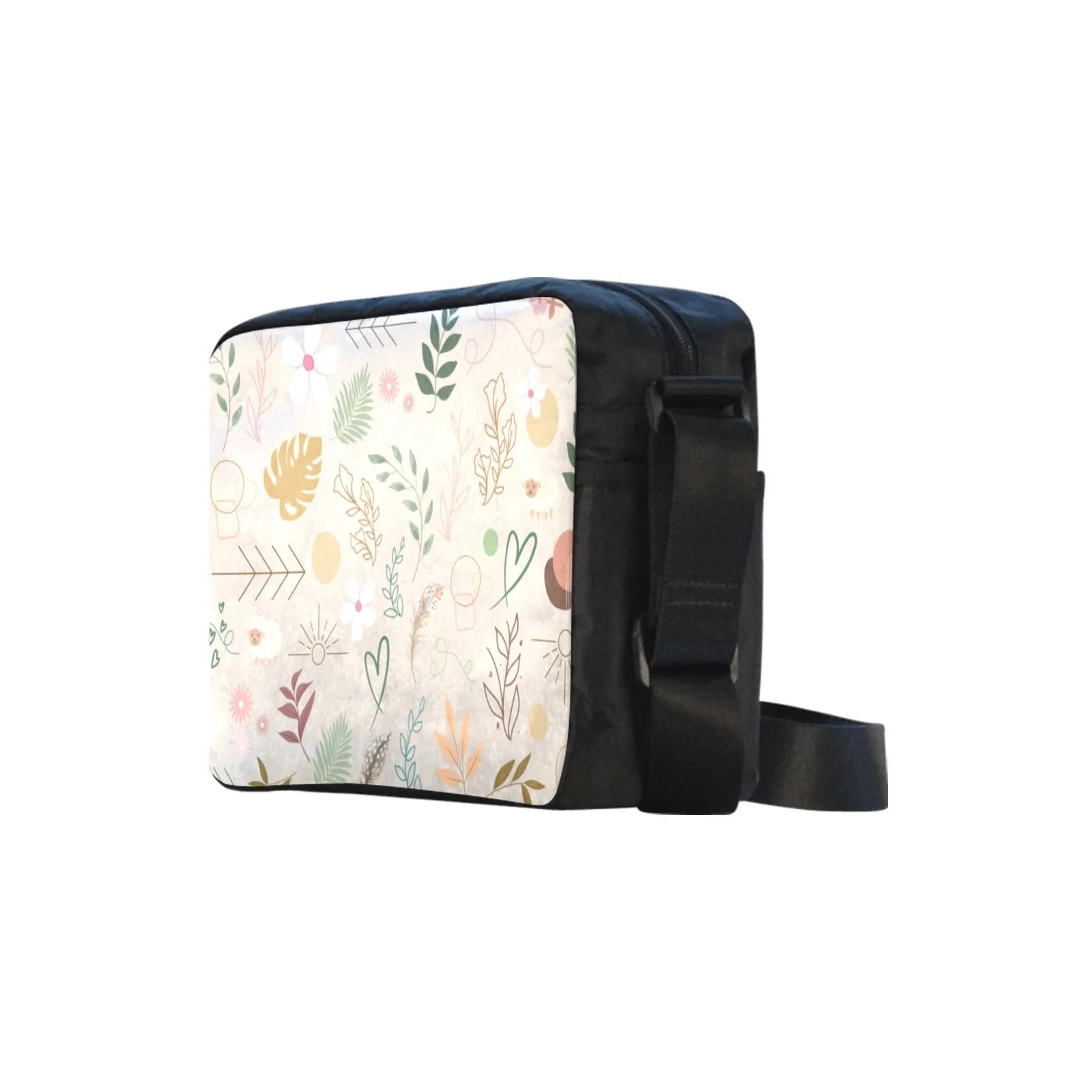 Boho Beige Cross-Body Shoulder Bag