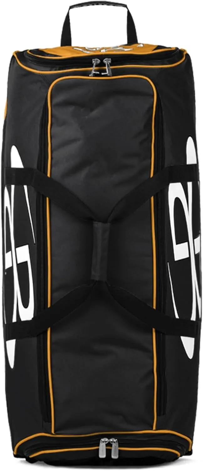 Boombah Brute Rolling Bat Bag - 35" x 15" x 12-1/2" - Multiple Color Options - Holds 4 Bats and Room for Gear - Wheeled Bag
