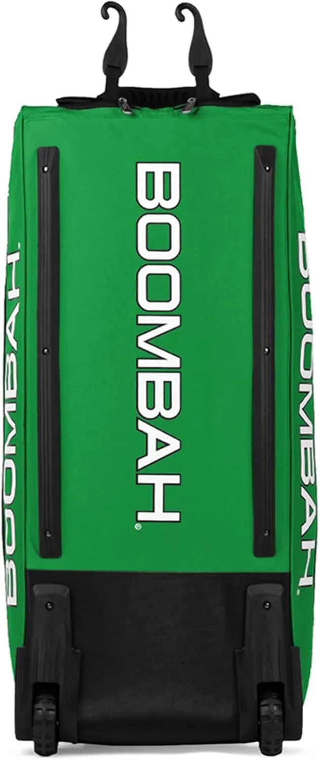 Boombah Brute Rolling Bat Bag - 35" x 15" x 12-1/2" - Multiple Color Options - Holds 4 Bats and Room for Gear - Wheeled Bag