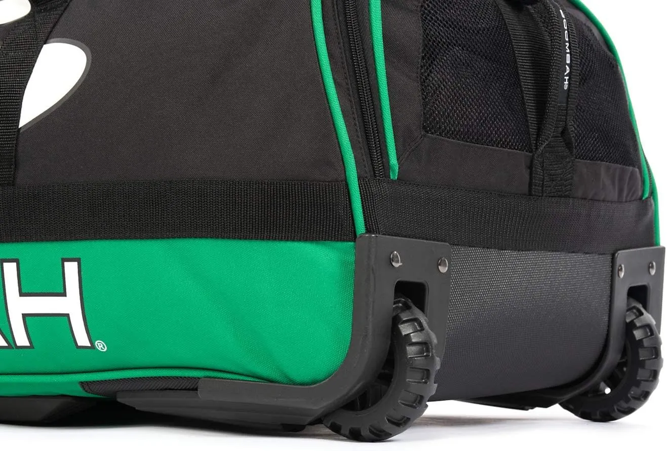 Boombah Brute Rolling Bat Bag - 35" x 15" x 12-1/2" - Multiple Color Options - Holds 4 Bats and Room for Gear - Wheeled Bag