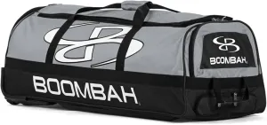 Boombah Brute Rolling Bat Bag - 35" x 15" x 12-1/2" - Multiple Color Options - Holds 4 Bats and Room for Gear - Wheeled Bag