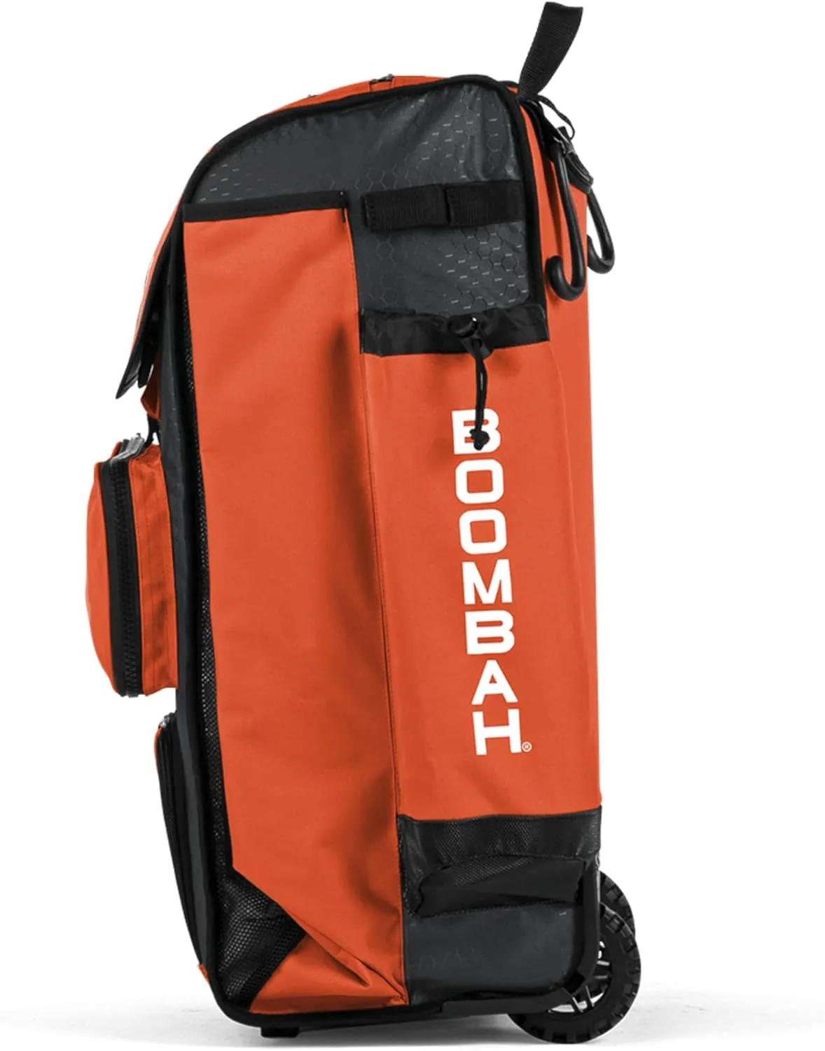 Boombah Rolling Catcher's Superpack Baseball/Softball Gear Bag - 23-1/2" x 13-1/2" x 9-1/2" - Multiple Colors - Telescopic Handle and Holds 4 Bats - Wheeled Version