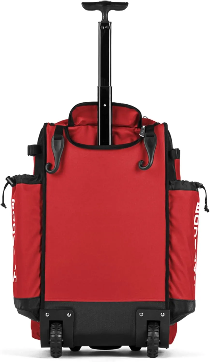 Boombah Rolling Catcher's Superpack Baseball/Softball Gear Bag - 23-1/2" x 13-1/2" x 9-1/2" - Multiple Colors - Telescopic Handle and Holds 4 Bats - Wheeled Version