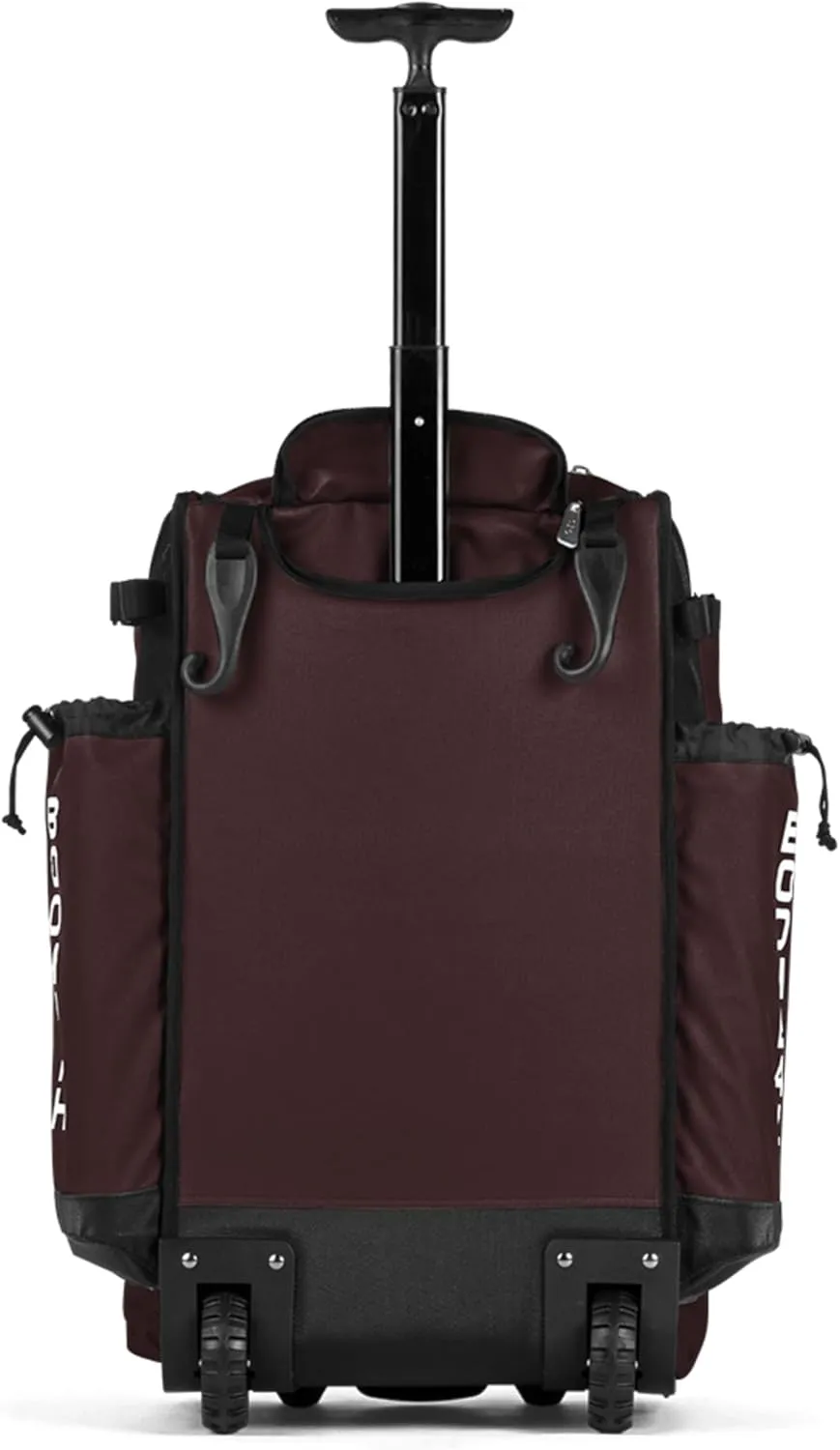 Boombah Rolling Catcher's Superpack Baseball/Softball Gear Bag - 23-1/2" x 13-1/2" x 9-1/2" - Multiple Colors - Telescopic Handle and Holds 4 Bats - Wheeled Version