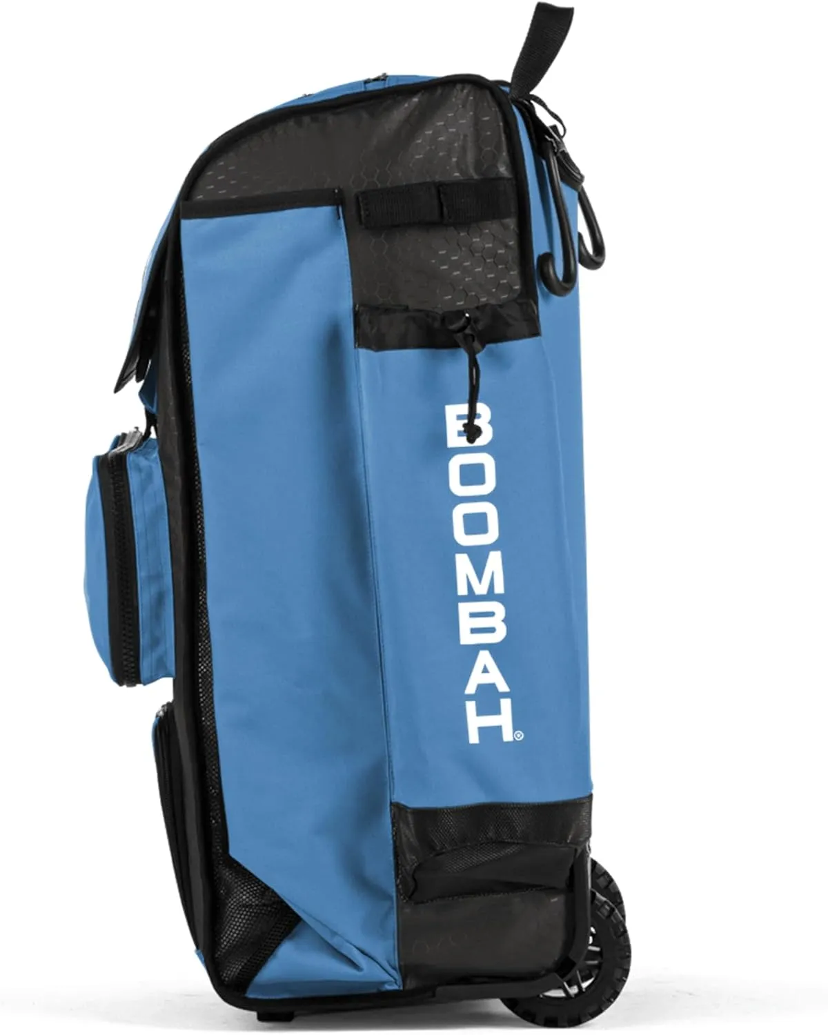 Boombah Rolling Catcher's Superpack Baseball/Softball Gear Bag - 23-1/2" x 13-1/2" x 9-1/2" - Multiple Colors - Telescopic Handle and Holds 4 Bats - Wheeled Version