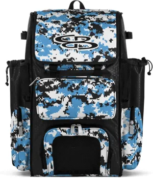 Boombah Superpack Bat Pack - Backpack Version (no wheels) - Holds 4 Bats - Camo Series - Multiple Color Options