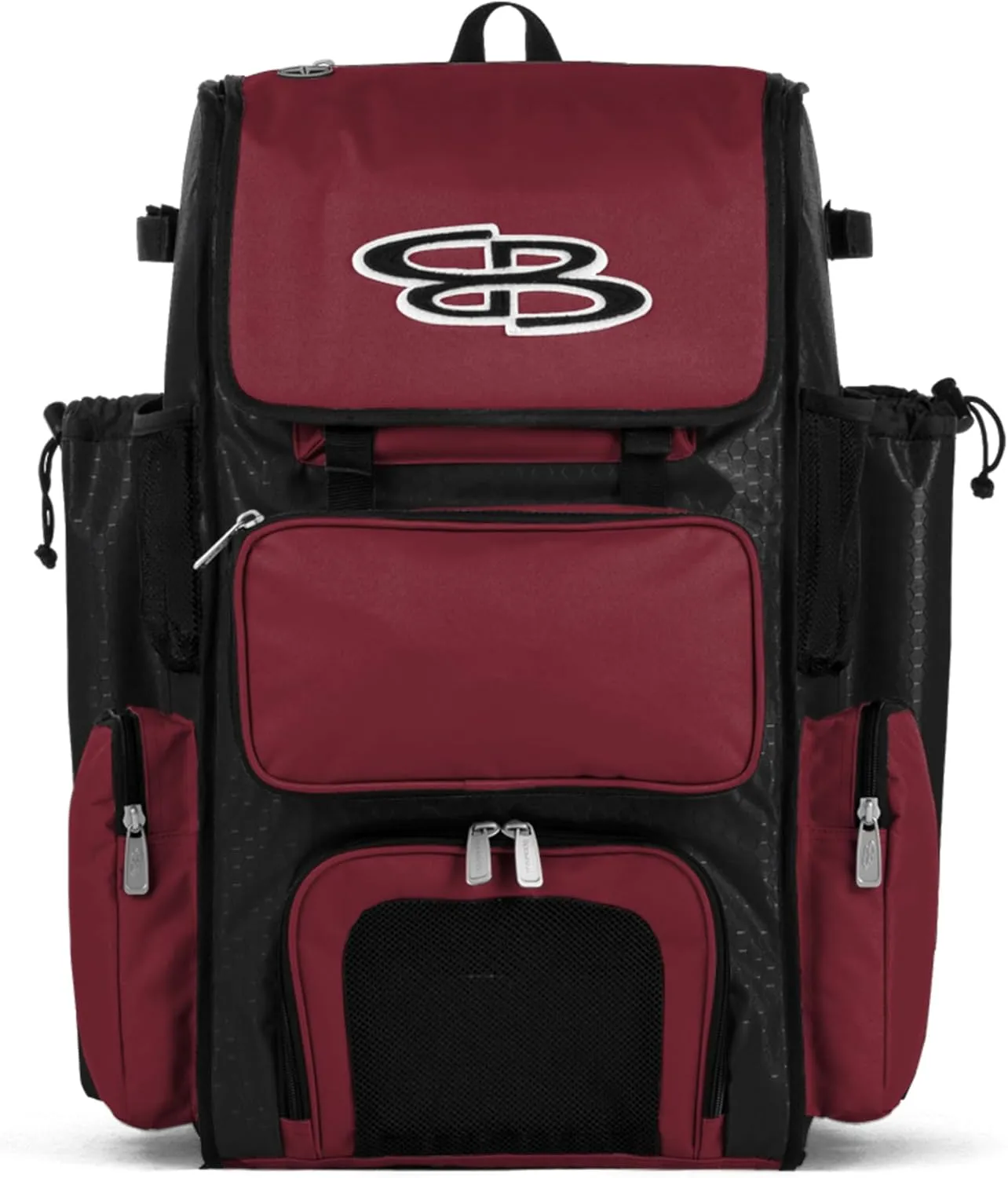 Boombah Superpack Bat Pack -Backpack Version (no wheels) - Holds up to 4 Bats - For Baseball or Softball