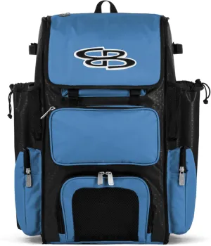 Boombah Superpack Bat Pack -Backpack Version (no wheels) - Holds up to 4 Bats - For Baseball or Softball