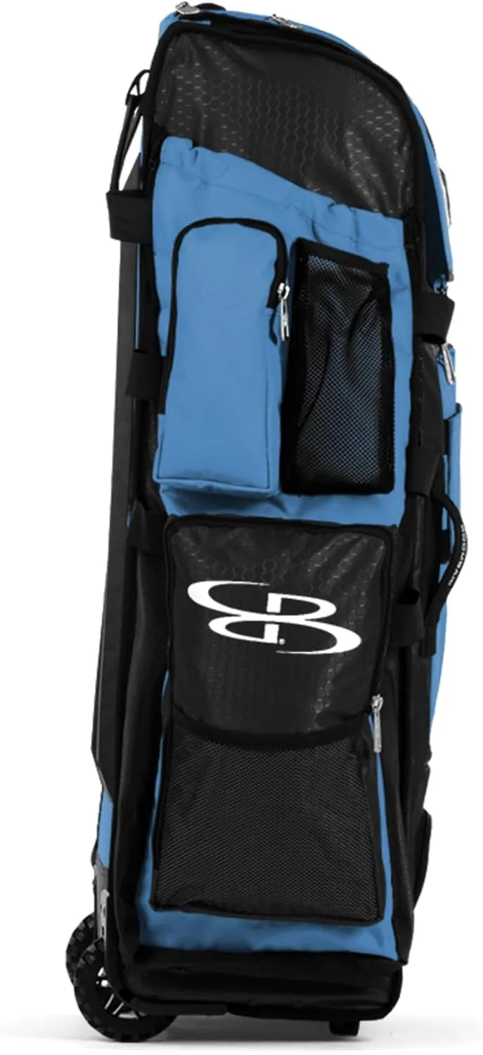 Boombah Superpack XL Rolling Bat Bag - 36" x 16" x 23.5" - Multiple Colors - Wheeled Version