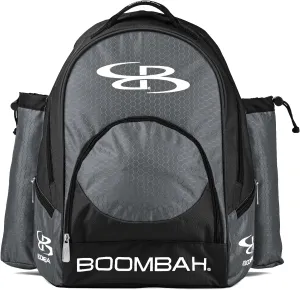 Boombah Tyro Baseball/Softball Bat Backpack - 20" x 15" x 10" - Holds 2 Bats up to Barrel Size of 2-5/8"
