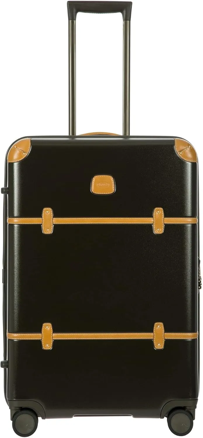 Bric's Bellagio 2.0 Spinner Trunk - 27 Inch - Luxury Bags for Women and Men - TSA Approved Luggage - Olive