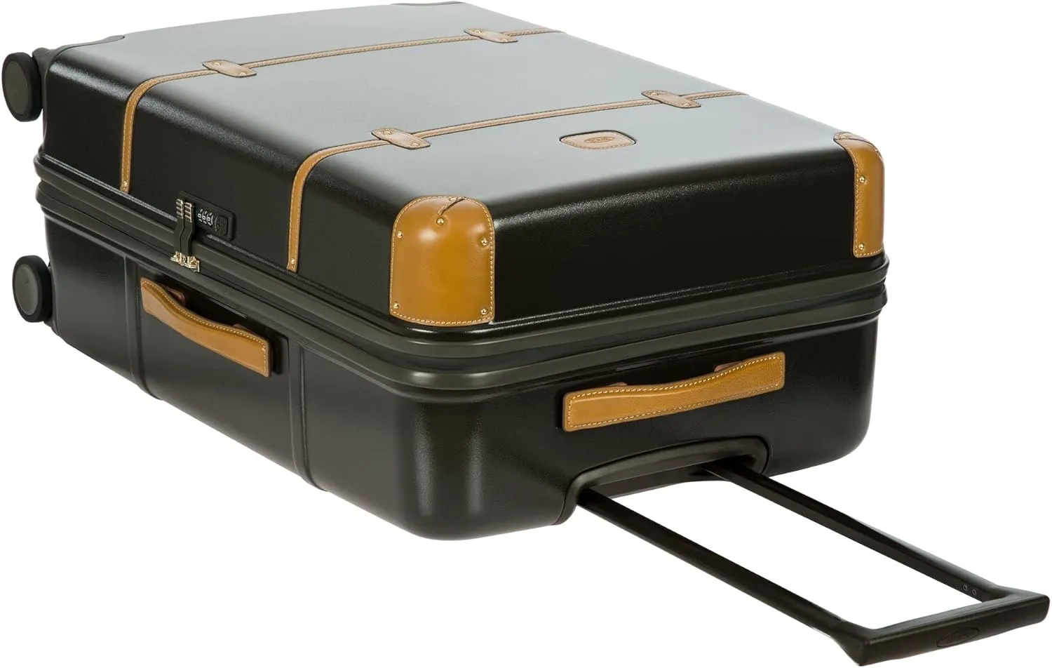 Bric's Bellagio 2.0 Spinner Trunk - 27 Inch - Luxury Bags for Women and Men - TSA Approved Luggage - Olive