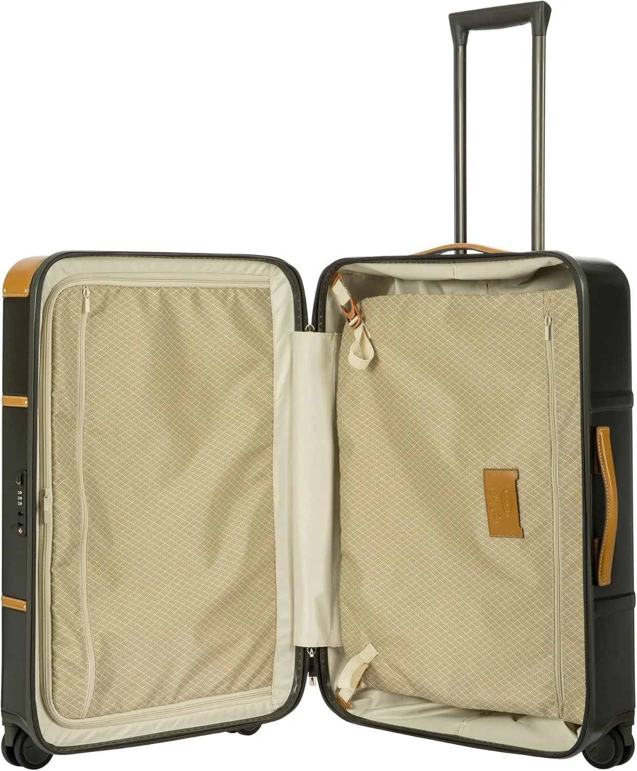 Bric's Bellagio 2.0 Spinner Trunk - 27 Inch - Luxury Bags for Women and Men - TSA Approved Luggage - Olive