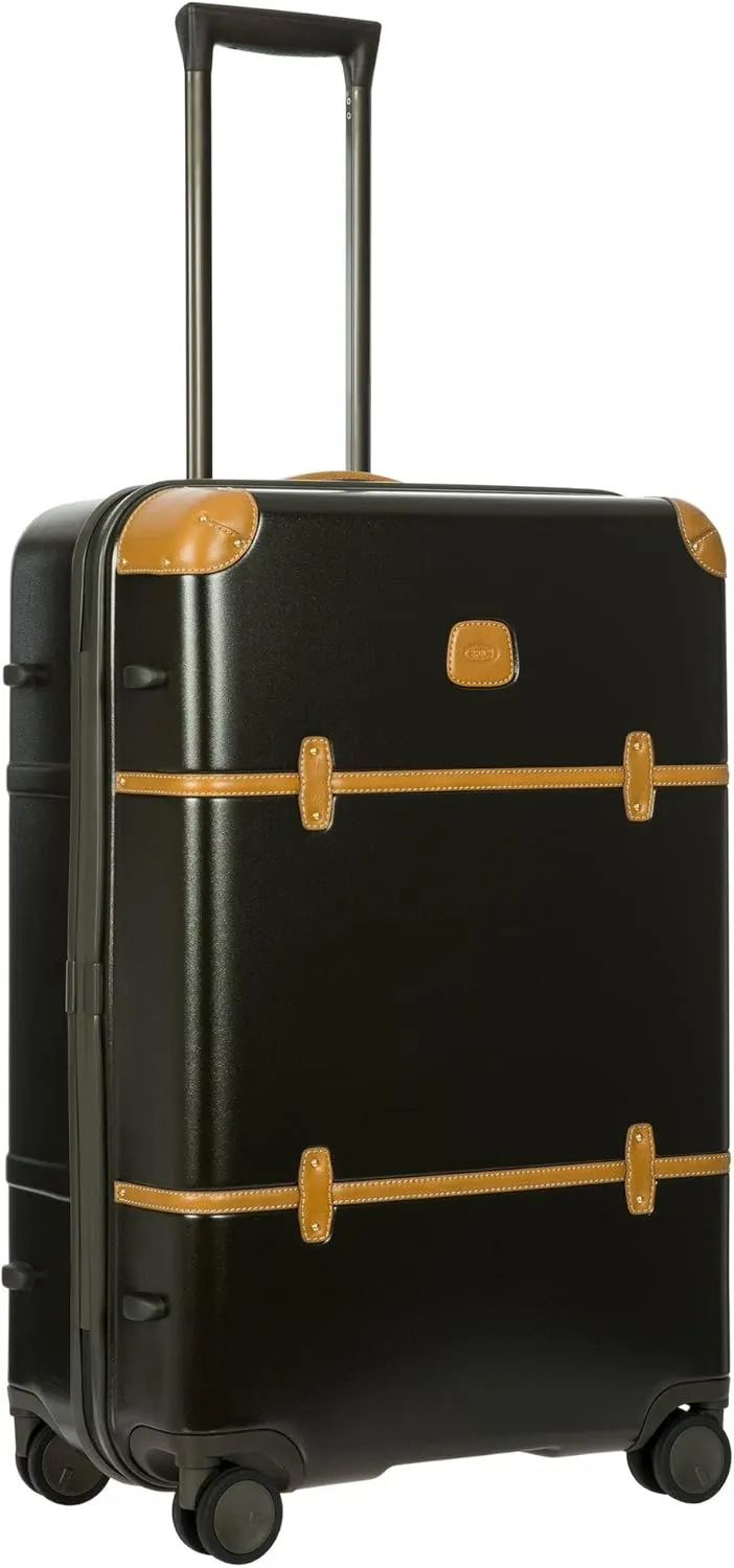 Bric's Bellagio 2.0 Spinner Trunk - 27 Inch - Luxury Bags for Women and Men - TSA Approved Luggage - Olive