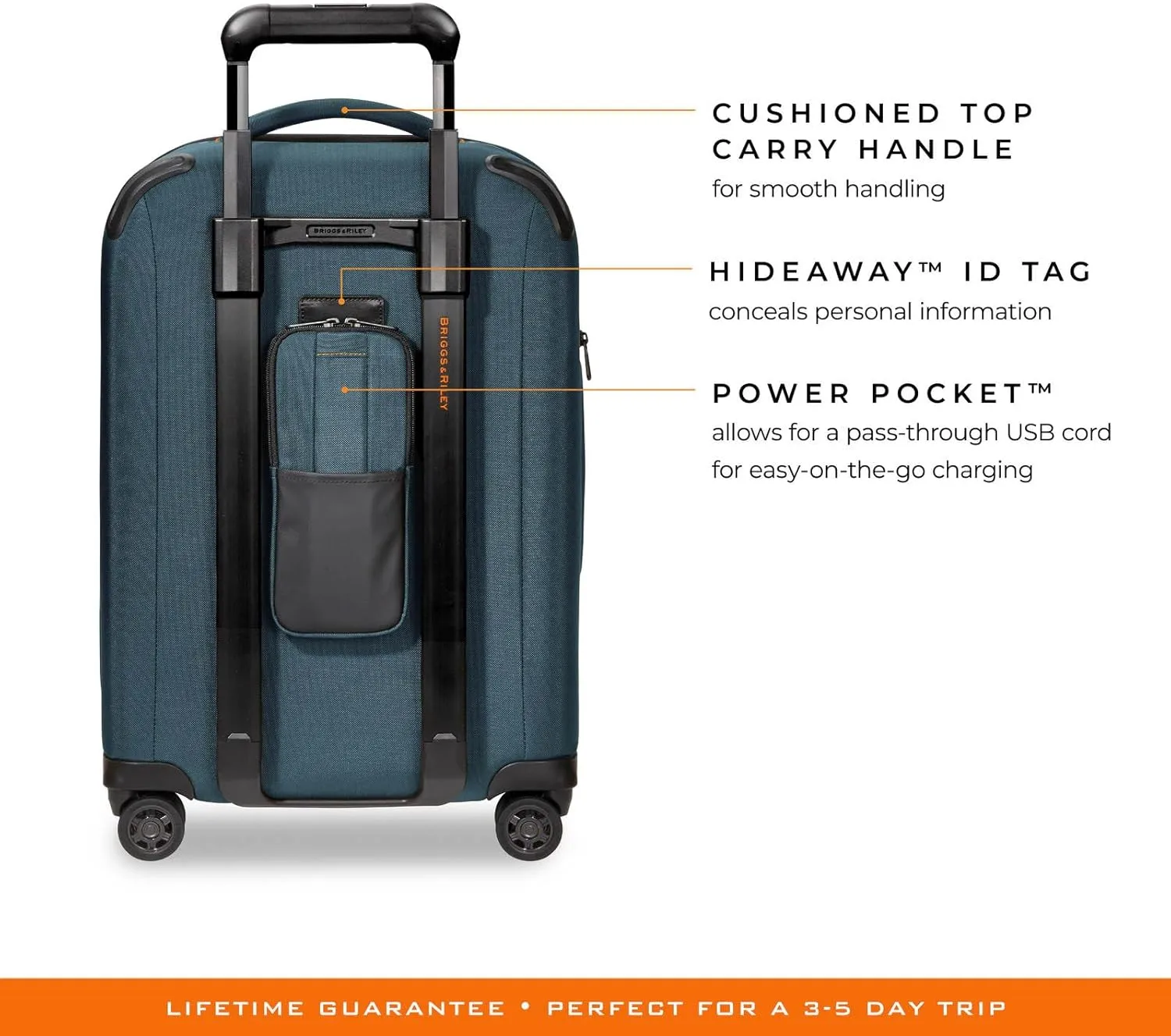 Briggs & Riley ZDX Luggage, Ocean, Carry-On 22 Inch, ZXU122SPX-26