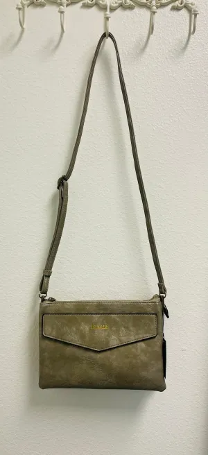 Bronze Cross Body Wristlet