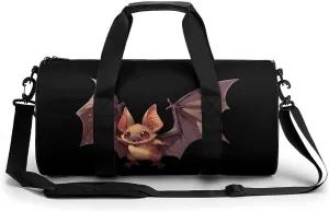 Brown Bat Novelty Large Duffel Bag Lightweight Gym Bag Travel Tote Bags