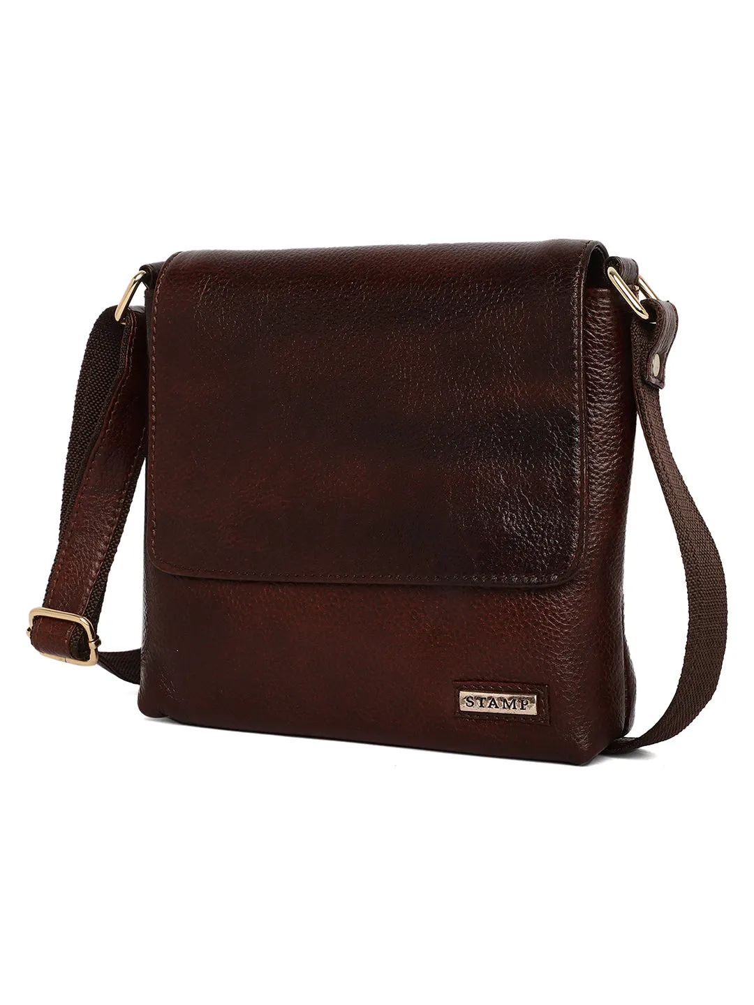 Brown Leather Crossbody Bag for women CBB1800