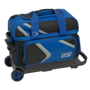 BSI Dash Double Roller Black/Blue Bowling Bag