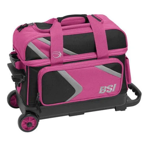 BSI Dash Double Roller Black/Pink Bowling Bag
