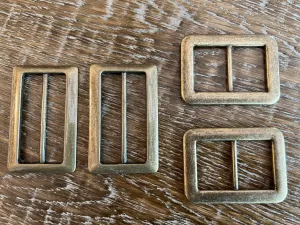 Buckles, Metal Buckles, Antique Brass, Belt Buckles, 6cm x 4cm, 5cm Bar