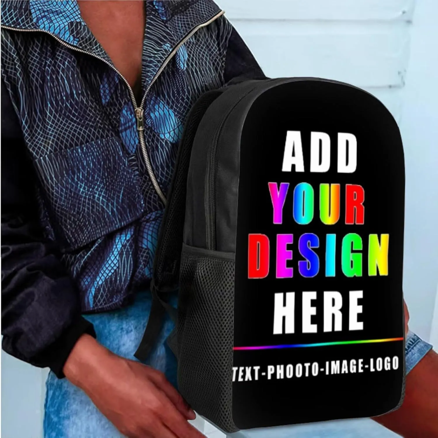 Bulopur Personalized Kids Backpack with Lunch Box Pencil Bag Customized Girls School Bags Insulation Lunch Bag Zippered Pencil Case 3 In 1