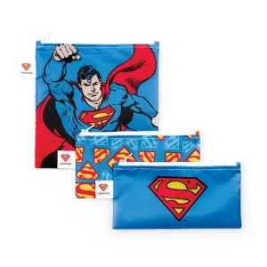 Bumkins DC Comics™ Superman Reusable Snack Bag - 3 Pack
