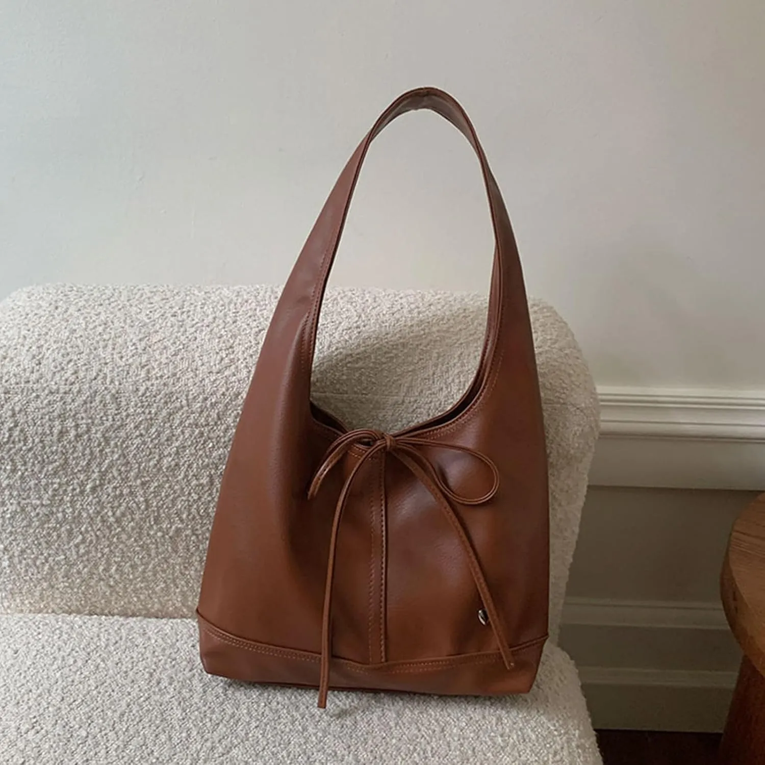 Burgundy Purse Vintage Shoulder Bag Unique Tote Purses for Women Fashion Hobo Hand Bag Womens Crescent Slouchy Bags