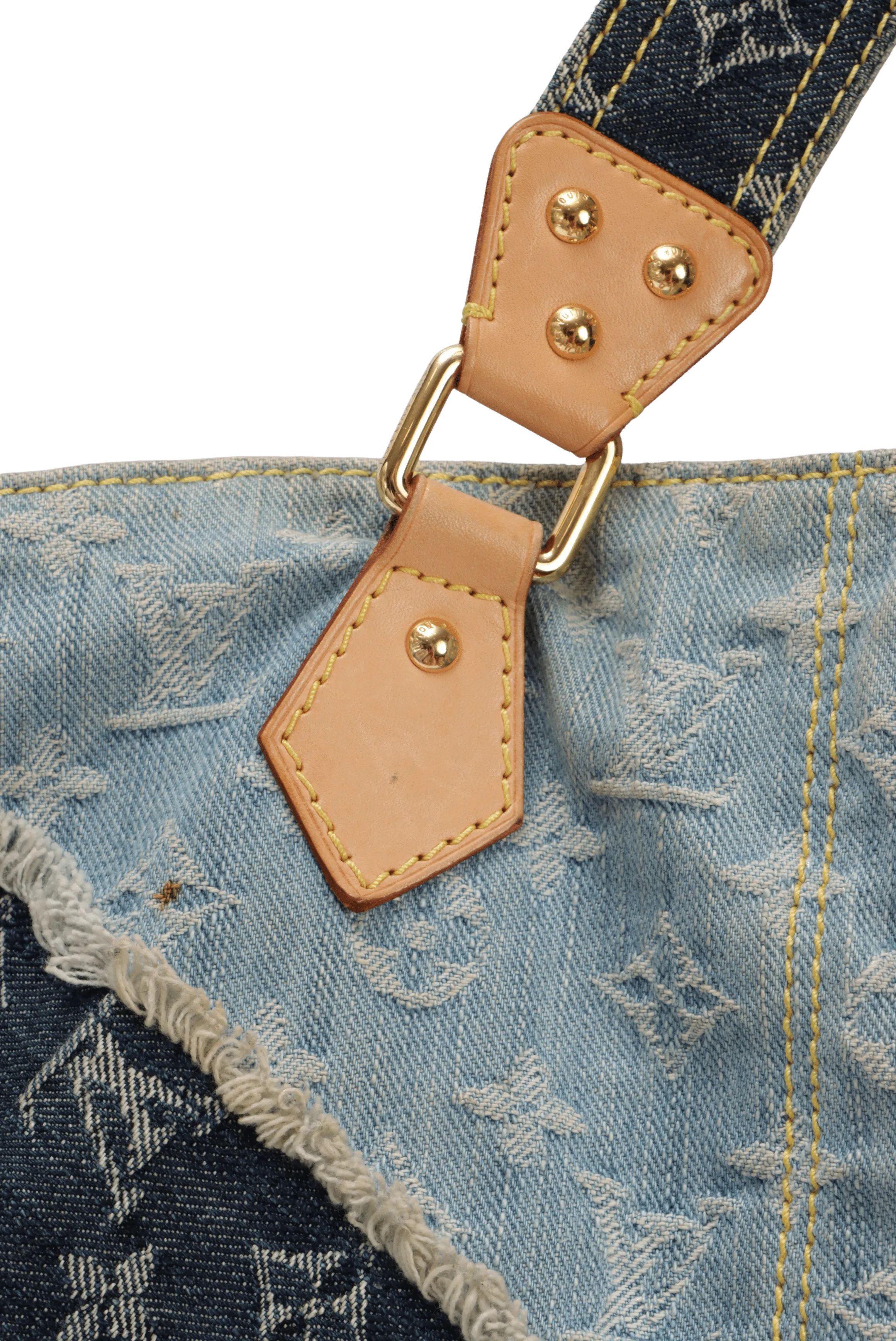CABBY DENIM PATCHWORK TOTE