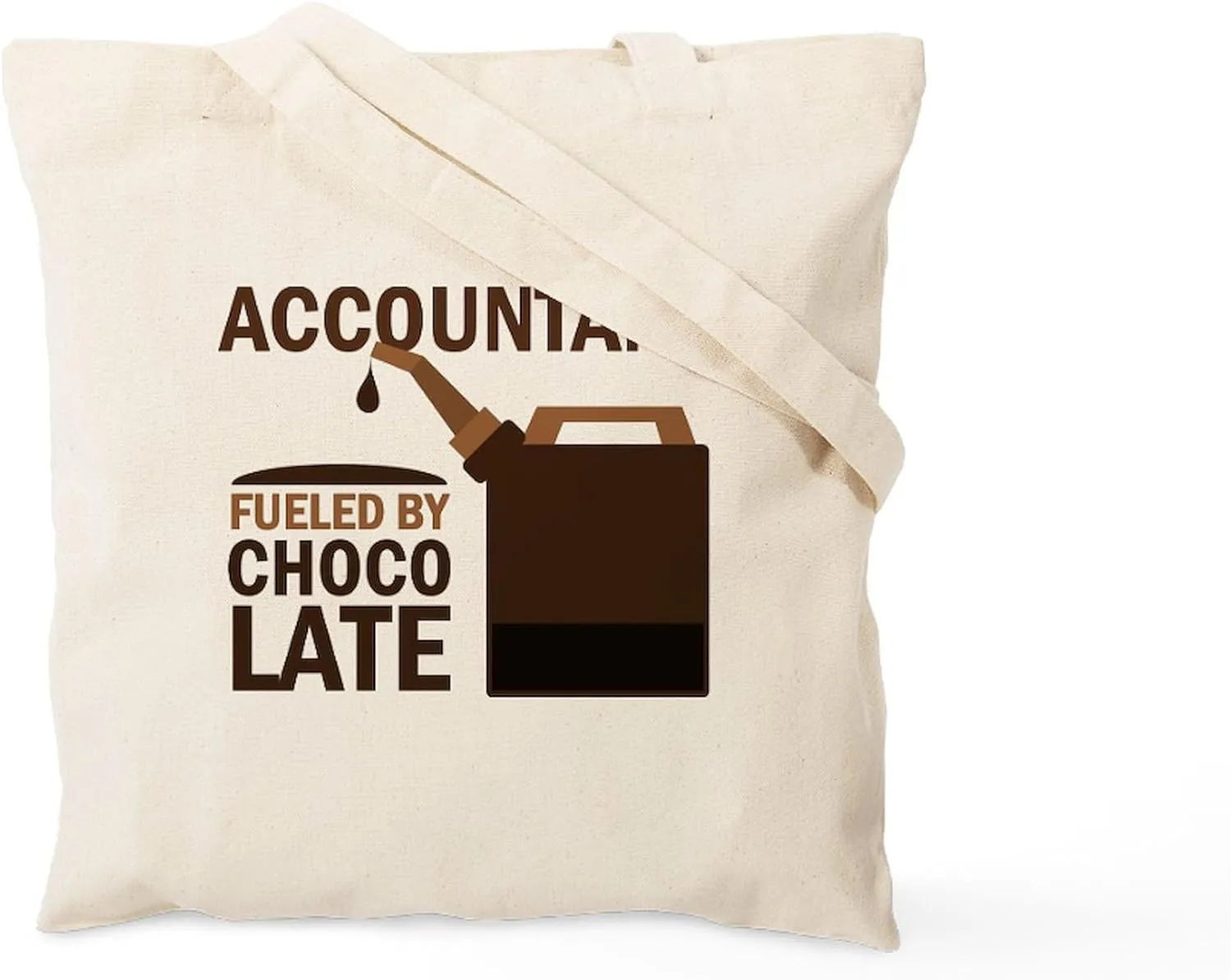 CafePress Accountant Gift Tote Bag Reusable Natural Beige Canvas Shopping Bag