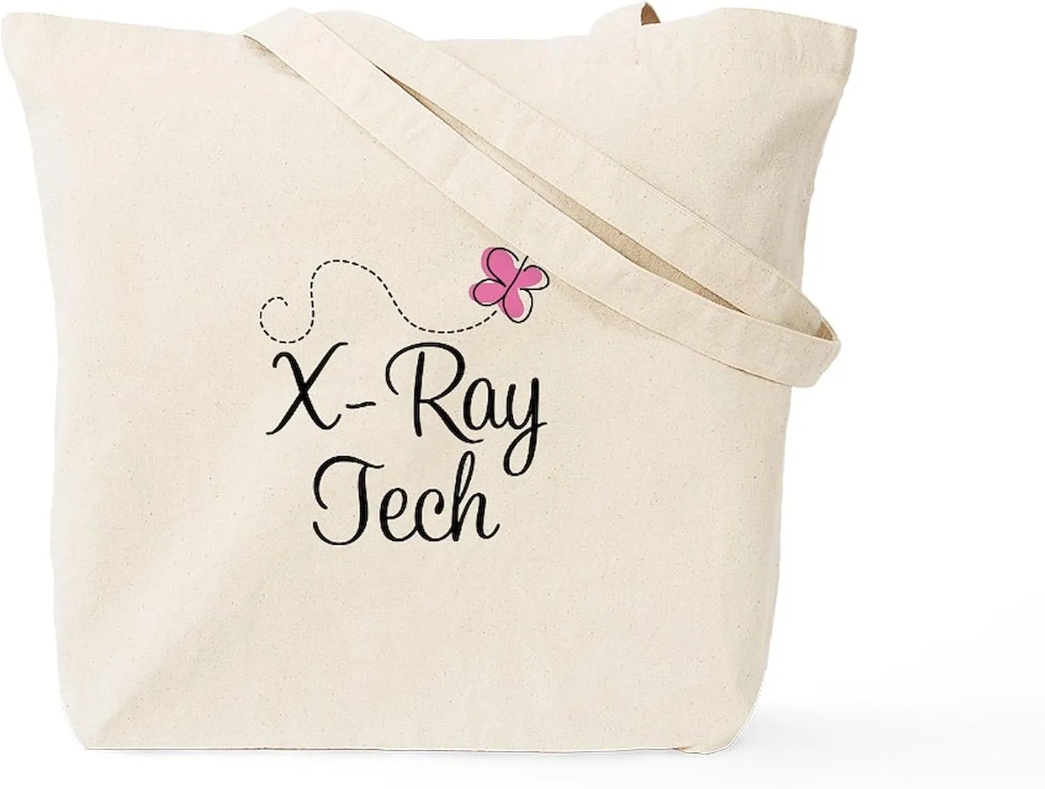 CafePress Cute X Ray Tech Tote Bag Natural Canvas Tote Bag, Reusable Shopping Bag