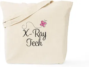 CafePress Cute X Ray Tech Tote Bag Natural Canvas Tote Bag, Reusable Shopping Bag