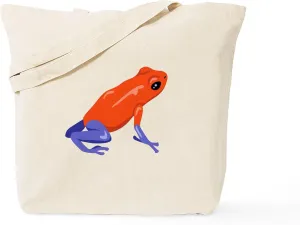 CafePress Poison Dart Frog Tote Bag Reusable Natural Beige Canvas Shopping Bag