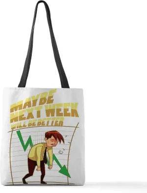 CafePress Stock Market Trader Investor Ca Polyester Tote Bag 16"x16"