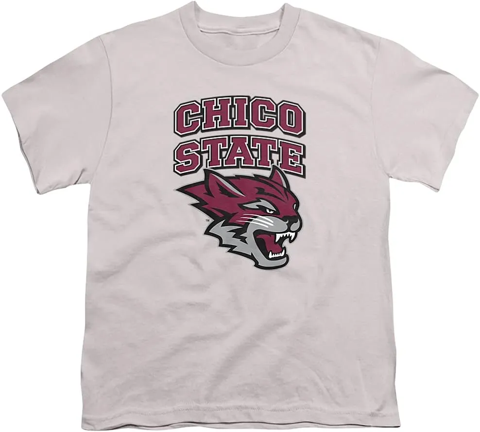 California State University Chico Official Stacked Youth Kids Boy/Girls T Shirt