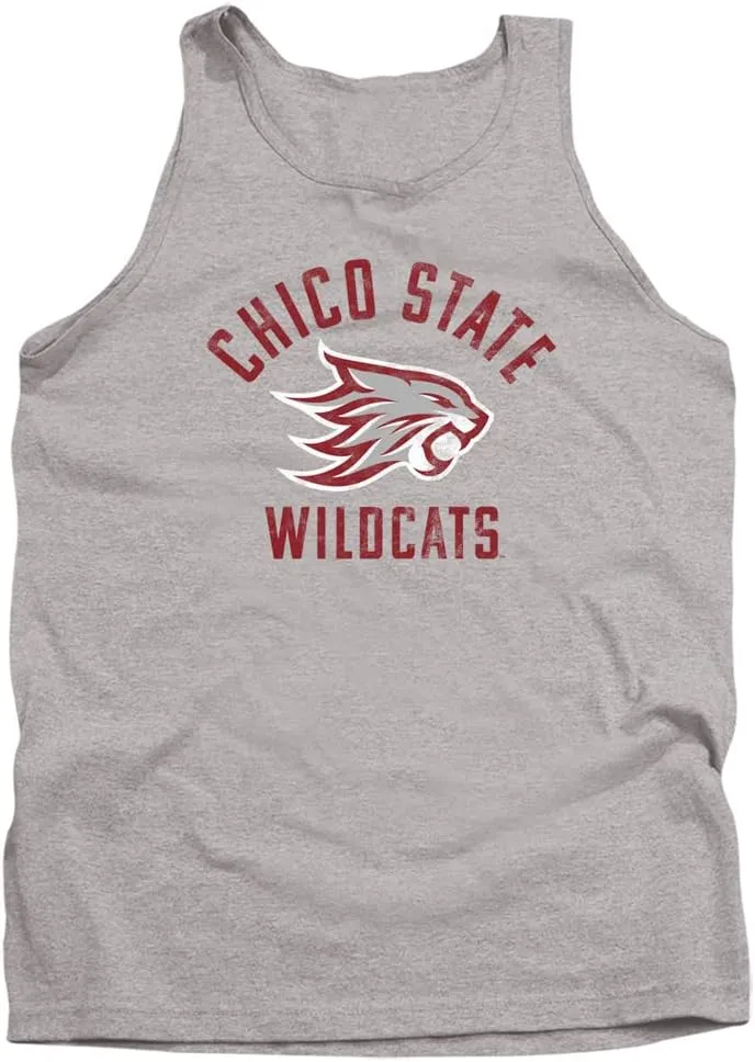 California State University Chico Official Wildcats Logo Unisex Adult Tank Top