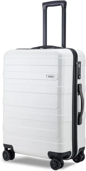 Carry-on Luggage with Spinner Wheels,Suitcases PC ABS Hard Shell - 20in TSA Lock Lightweight Carry on