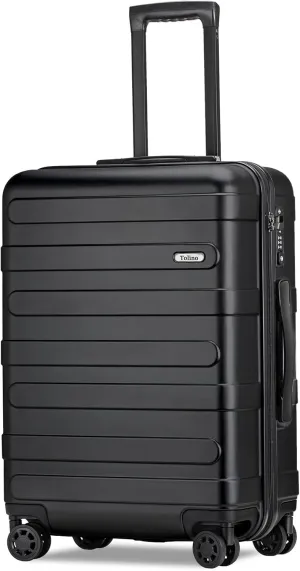 Carry-on Luggage with Spinner Wheels,Suitcases PC ABS Hard Shell - 20in TSA Lock Lightweight Carry on