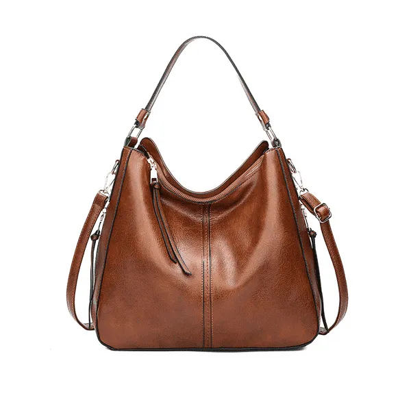 Casual Vintage Fashioned Leather Shoulder Bag for Women