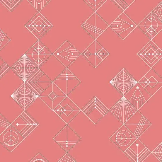 Century Prints Deco Tiles in Dawn