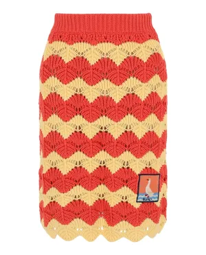 Chevron Knit Skirt