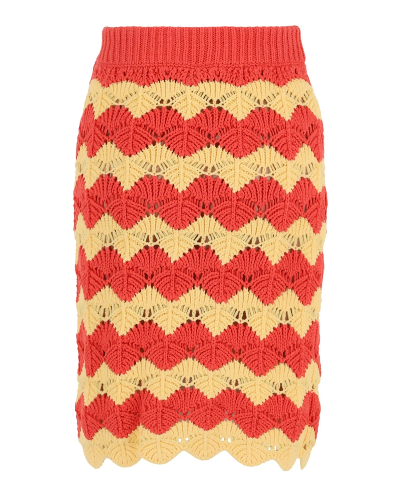 Chevron Knit Skirt