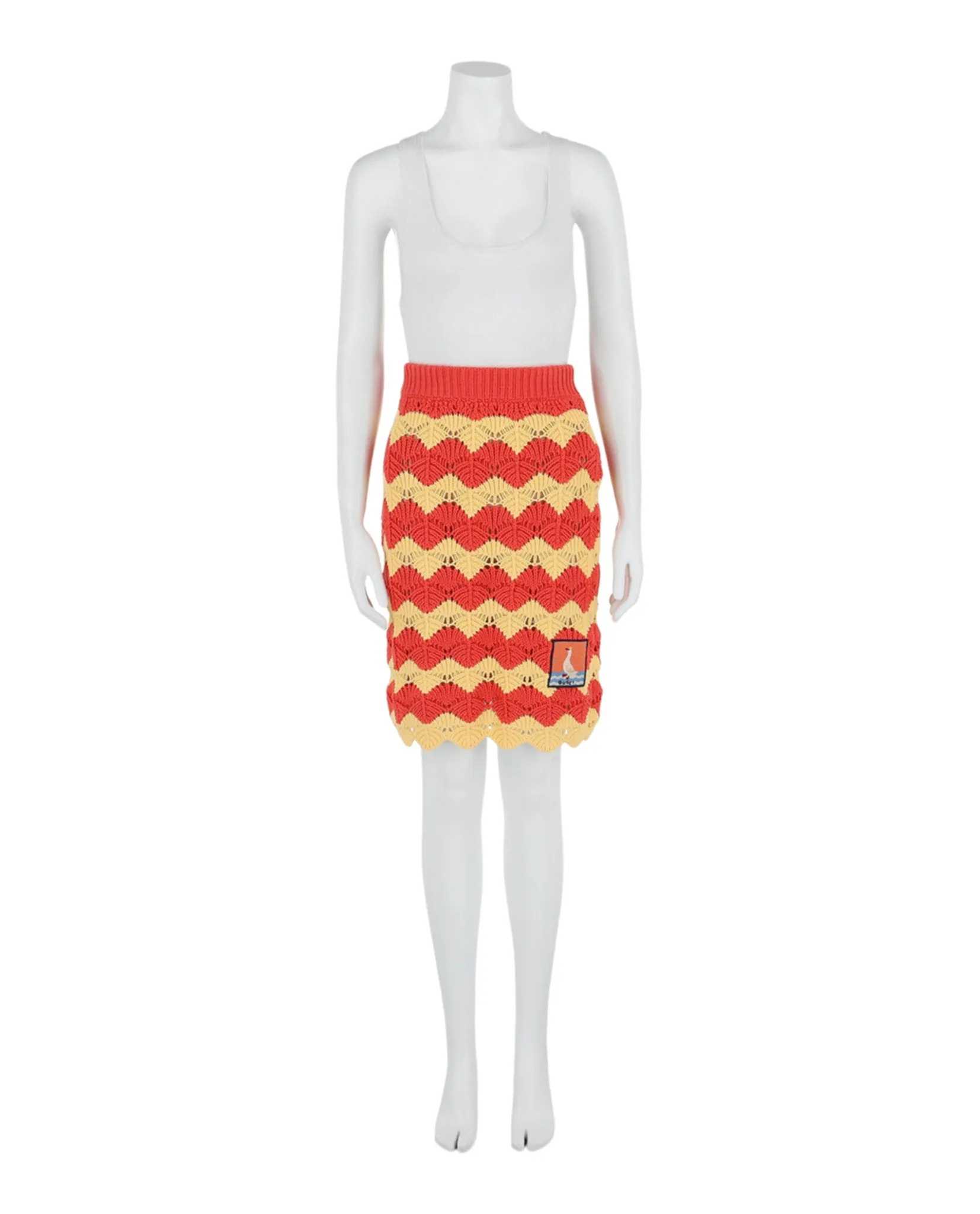 Chevron Knit Skirt