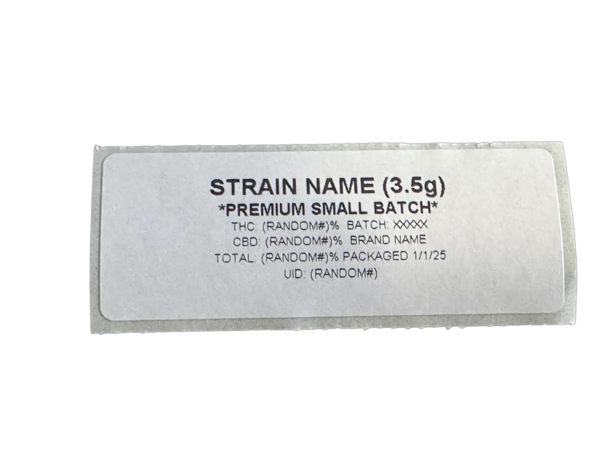 CK Farms Mylar Bags 3.5g CK Farms
