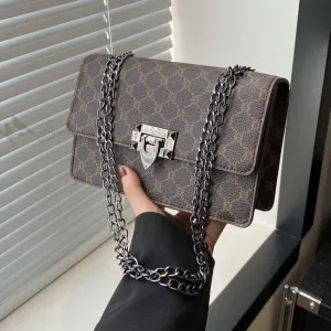 Classic Pattern Shoulder Bag