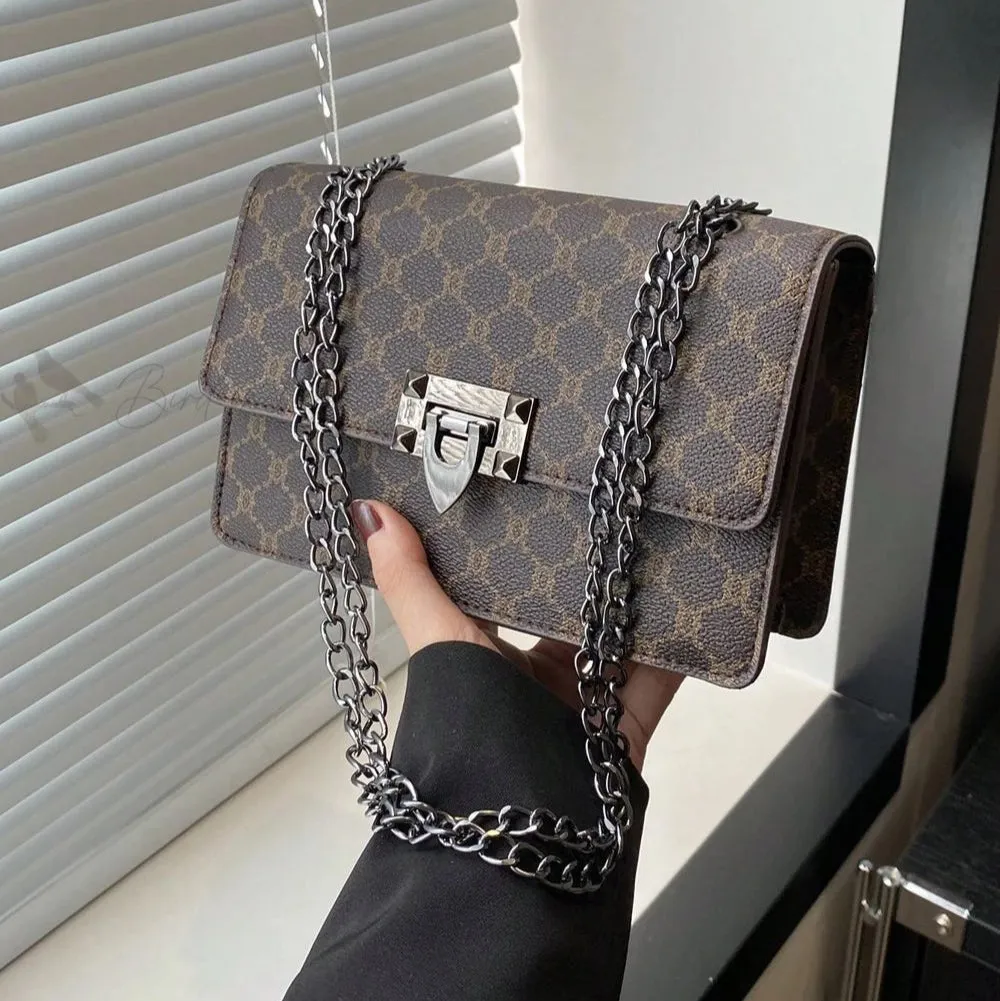 Classic Pattern Shoulder Bag