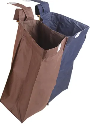 Cleaning Supplies Cart Bag Oxford Waterproof Fabric, High Strength and Wear Resistance, Janitorial Cart Bag Metal Buckle and Paste Design, Wet and Dry Compartment Design