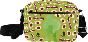 CMNIM Green Big Face Movies Gifts Green Cartoon Character Crossbody Purse Cartoon Monster Musical Merchandise